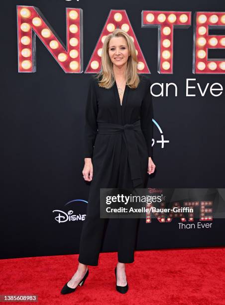 Lisa Kudrow attends the Los Angeles Premiere of Disney's "Better Nate Than Ever" at El Capitan Theatre on March 15, 2022 in Los Angeles, California.