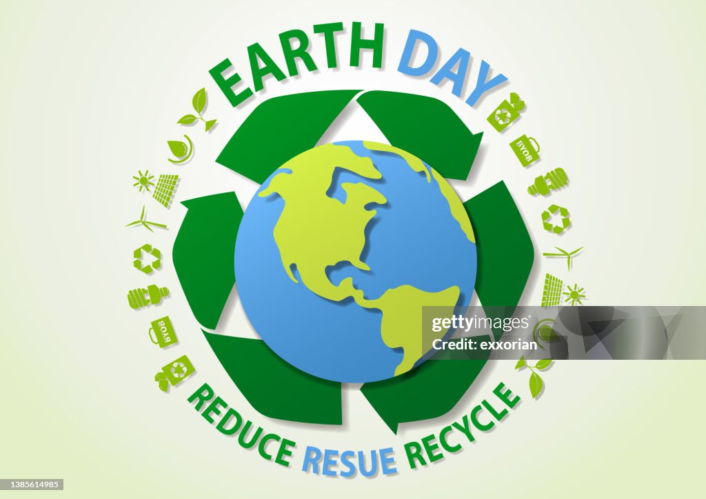 Pianeta della Giornata della Terra e simbolo dell'ecologia
