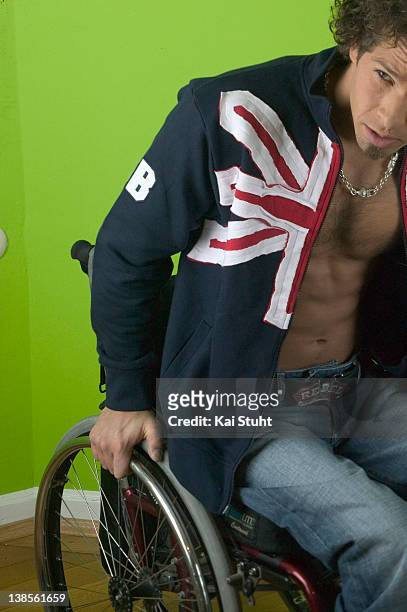 Former professional cyclist Tarek Rasouli is photographed on June 23, 2003 in Munich, Germany.