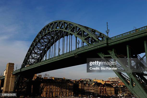 General view of the Tyne Bridge over the River Tyne on February 8, 2012 in Newcastle upon Tyne, England.