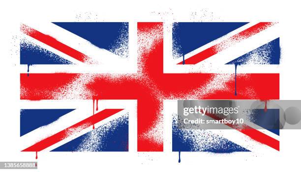 flag of great britain - british flag 幅插畫檔、美工圖案、卡通及圖標