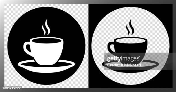 icône tasse de café - tasse de cafe stock illustrations