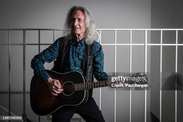 Group portrait of American guitarist, composer and writer Lenny Kaye, The Hague, Netherlands, 18th November 2021. Kaye is best known as guitarist of...