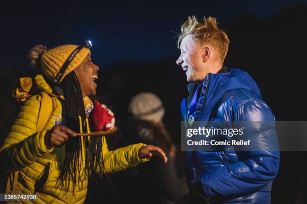 The One Show's Angelica Bell and Owain Wyn Evans go head-to-head as they compete in the Red Nose and Spoon Race for Red Nose Day 2022. With tougher...