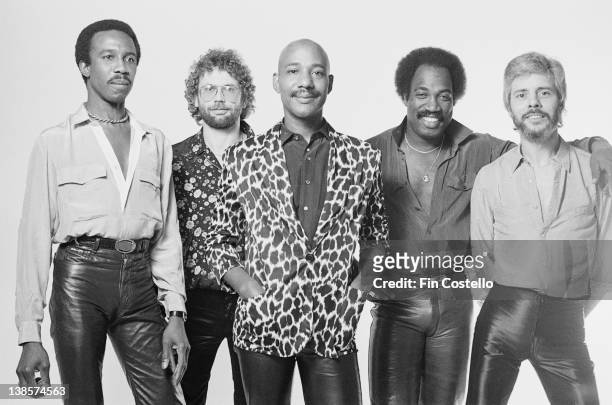 1st SEPTEMBER: English pop group Hot Chocolate posed in London in September 1980. Left to right: Larry Ferguson, Tony Connor, Errol Brown, Patrick...