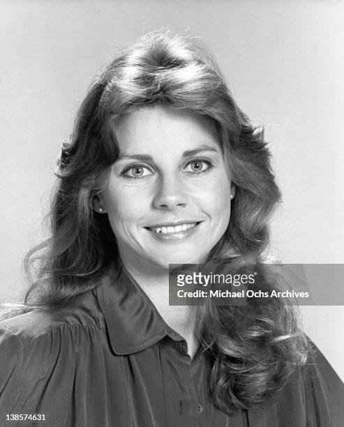 Jan Smithers in a publicity portrait from the television series 'WKRP In Cincinnati', 1980.