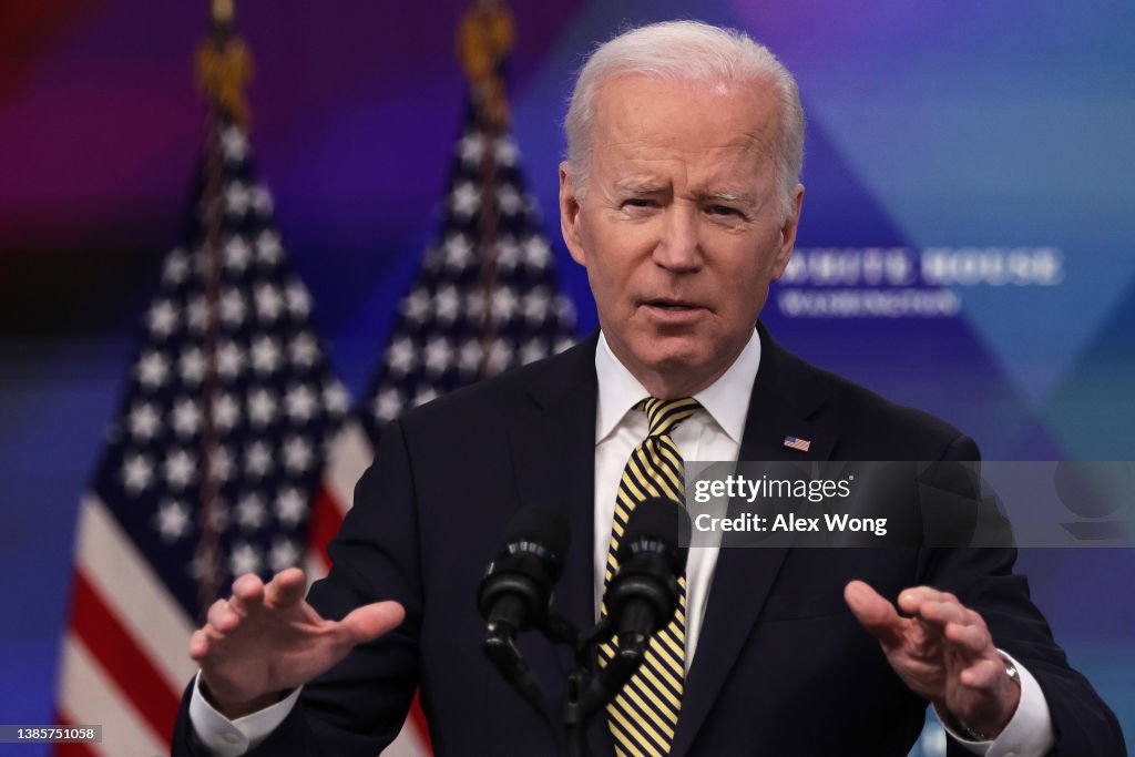 President Biden Speaks On The Assistance The U.S. Is Providing To Ukraine