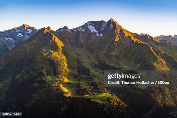 sorry,no title,scenic view of snowcapped mountains against sky,zillertal,uderns,austria - zillertal stock pictures, royalty-free photos & images