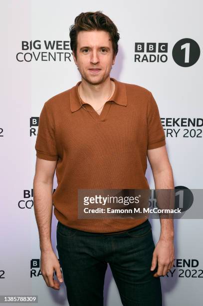 Greg James attends Radio 1's Big Weekend Launch Party at The Mandrake Hotel on March 16, 2022 in London, England.