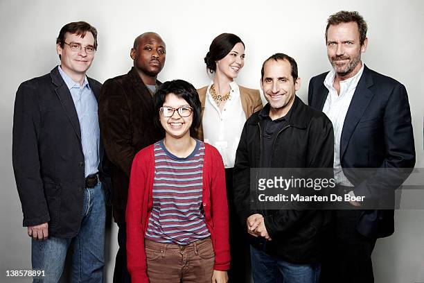 Cast of House, including Robert Sean Leonard, Omar Epps, Peter Jacobson, Felicity Jones, Charlyne Yi, and Hugh Laurie, photographed for SAG...