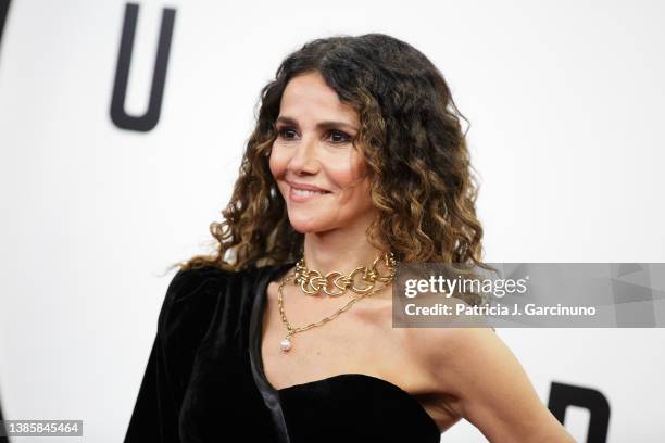 Goya Toledo attends the photocall for 'La Unidad' Movistar premiere at Callao City Lights on March 16, 2022 in Madrid, Spain.