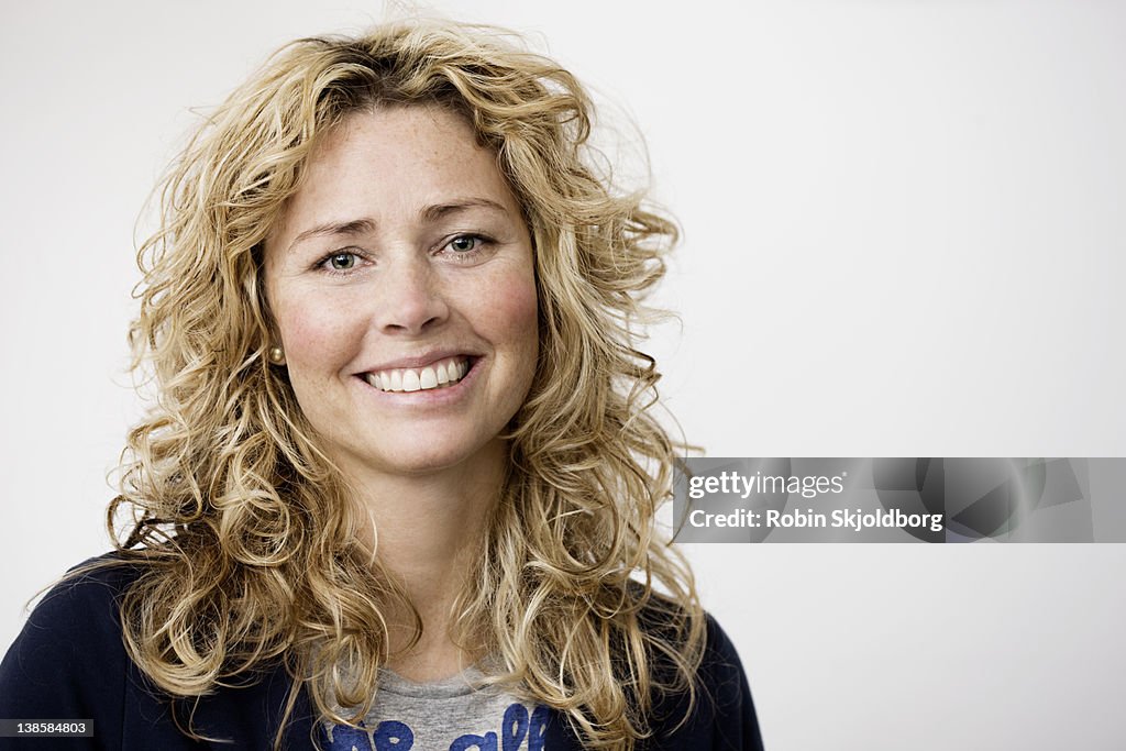 Potrait of woman smiling