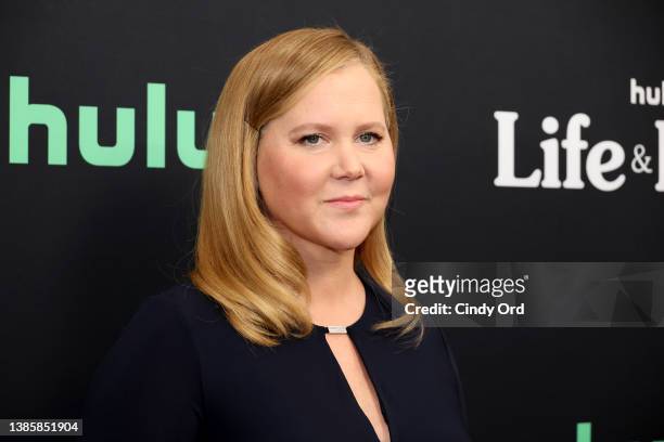 Amy Schumer attends Hulu's "Life & Beth" New York Premiere at SVA Theater on March 16, 2022 in New York City.
