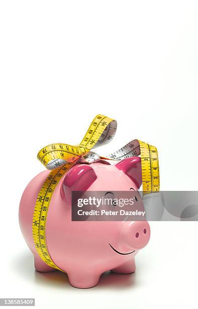 the cost of dieting - tape measure stock pictures, royalty-free photos & images