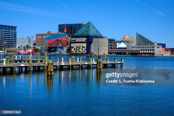 baltimore's inner harbor - inner harbor baltimore stock pictures, royalty-free photos & images