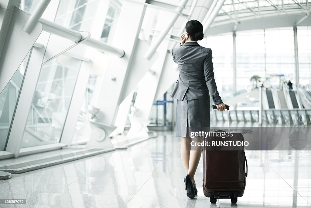 Businesswoman in airport