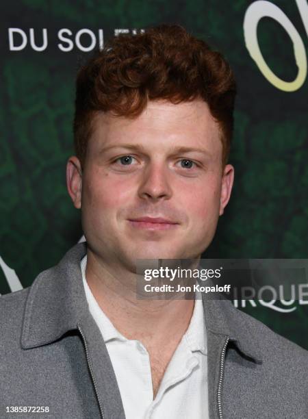 Caleb Foote attends Cirque du Soleil's "OVO" Los Angeles premiere at Microsoft Theater on March 16, 2022 in Los Angeles, California.