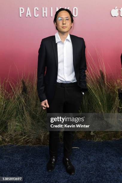 Kevin Nishimura attends the red carpet event for the global premiere of Apple's "Pachinko" at the Academy Museum of Motion Pictures on March 16, 2022...