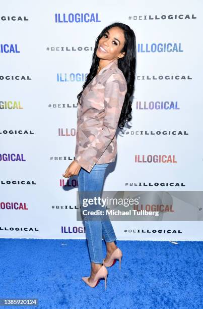 Michelle Williams of Destiny's Child attends the launch party for Emmanuel Acho's new book "ILLOGICAL" on March 16, 2022 in Los Angeles, California.