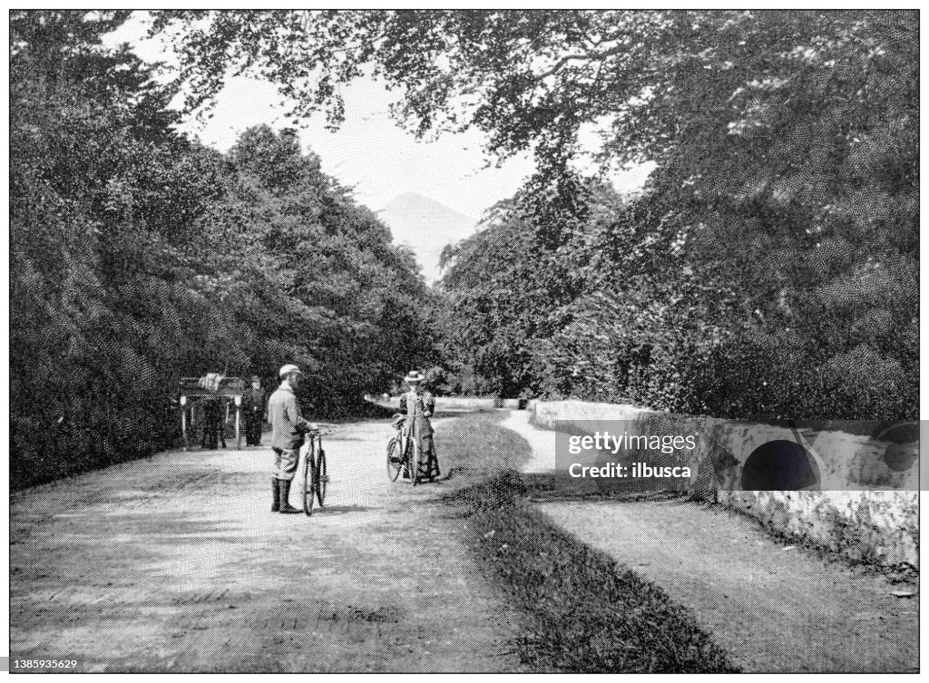 Antique travel photographs of Ireland: Wicklow Mountains, Sugar Loaf