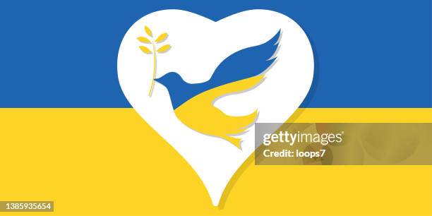 stoppt den krieg in der ukraine konzept - ukraine stock-grafiken, -clipart, -cartoons und -symbole