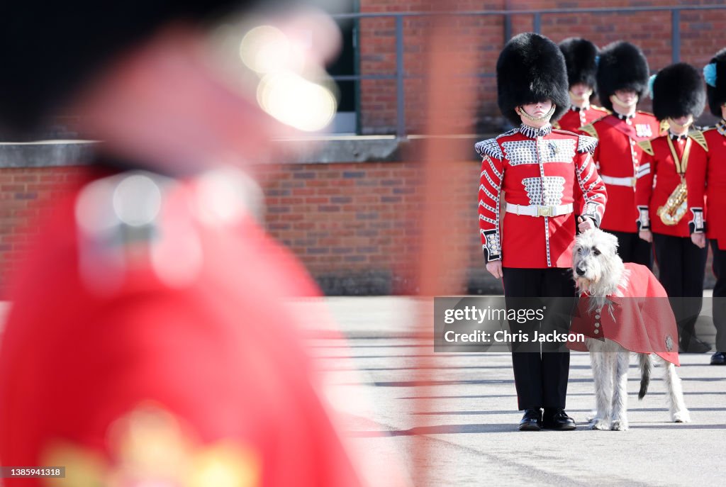 The Duke And Duchess Of Cambridge Attend 1st Battalion Irish Guards' St. Patrick's Day Parade