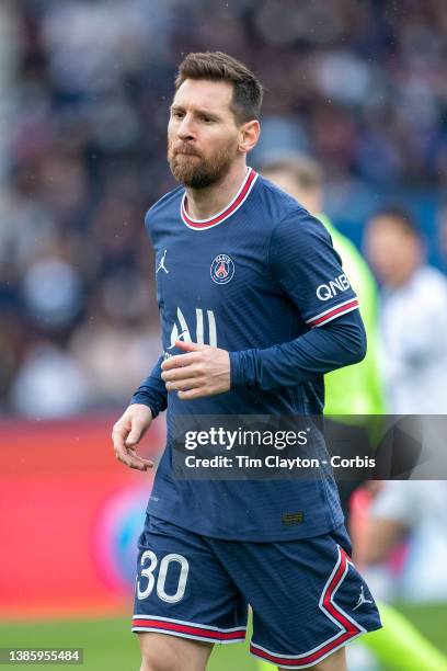 August 10: Lionel Messi of Paris Saint-Germain during the Paris Saint-Germain Vs Bordeaux, French Ligue 1 regular season match at Parc des Princes on...