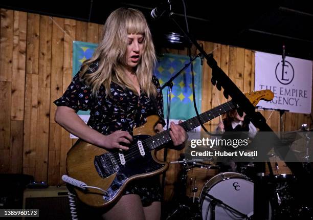 Lindsey Troy and Lia Braswell of Deap Vally performs onstage at 'Empire Agency Music Festival Showcase' during the 2022 SXSW Conference and Festivals...