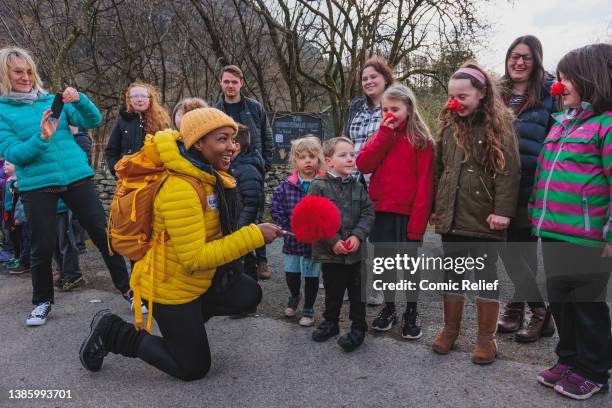 The One Show's Angelica Bell and Owain Wyn Evans go head-to-head as they compete in the Red Nose and Spoon Race for Red Nose Day 2022. With tougher...