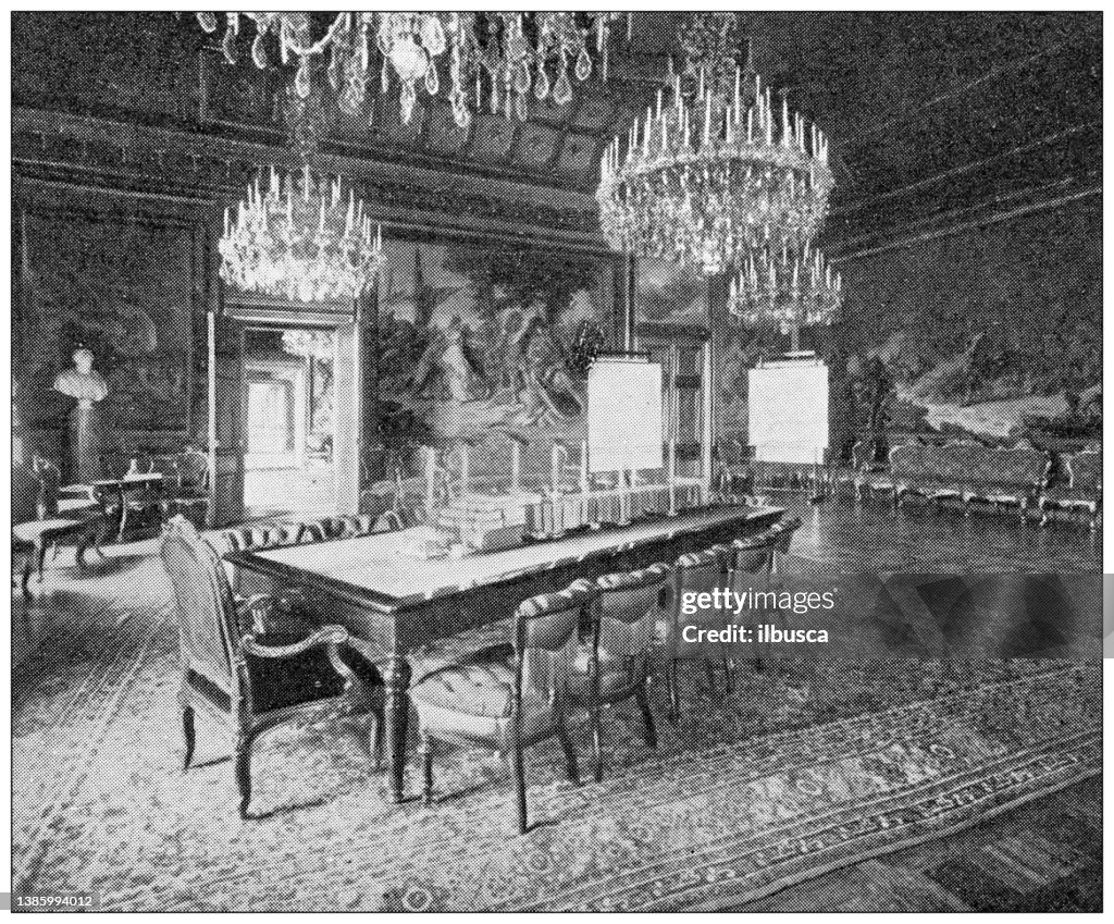 Antique travel photographs of Sweden: Royal Palace, Council Hall