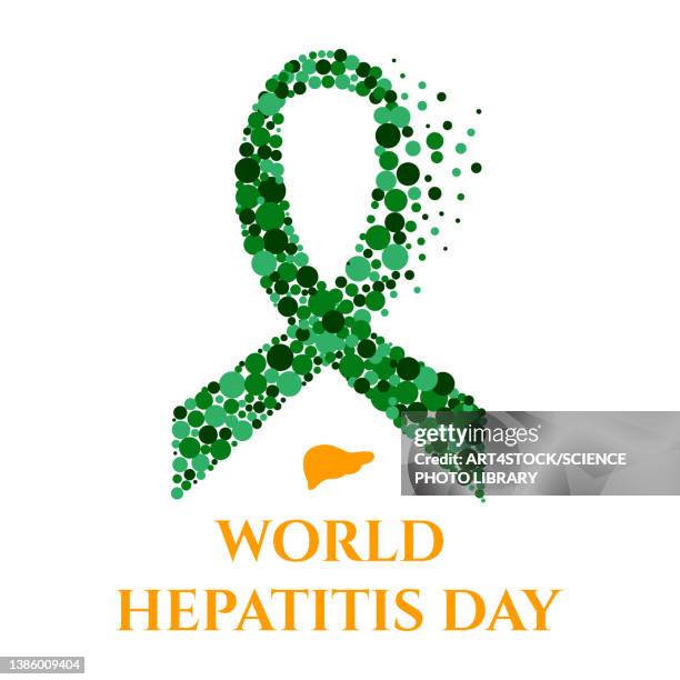 hepatitis, conceptual illustration - hepatitis a stock illustrations