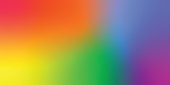 horizontal banner background with colorful rainbow vector gradient. Pride colored in rainbow LGBTQ gay pride flag colors backdrop. Design texture for LGBT Pride, history month