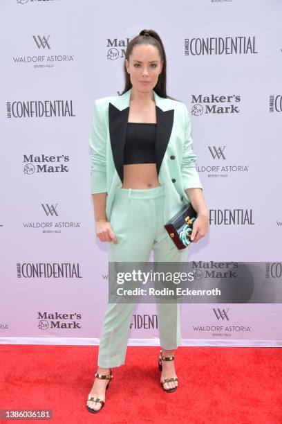 Beau Dunn attends Los Angeles Confidential Magazine hosts annual Women of Influence luncheon at Waldorf Astoria Beverly Hills on March 17, 2022 in...