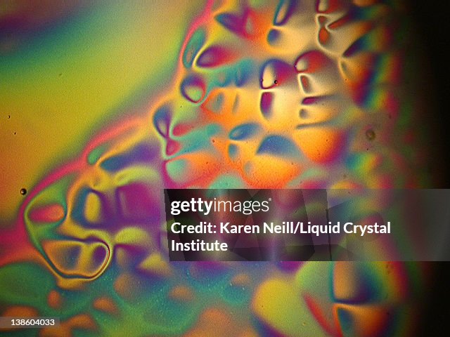 Liquid crystals are a state of matter that holds properties that are between those of a solid crystal and a liquid state.