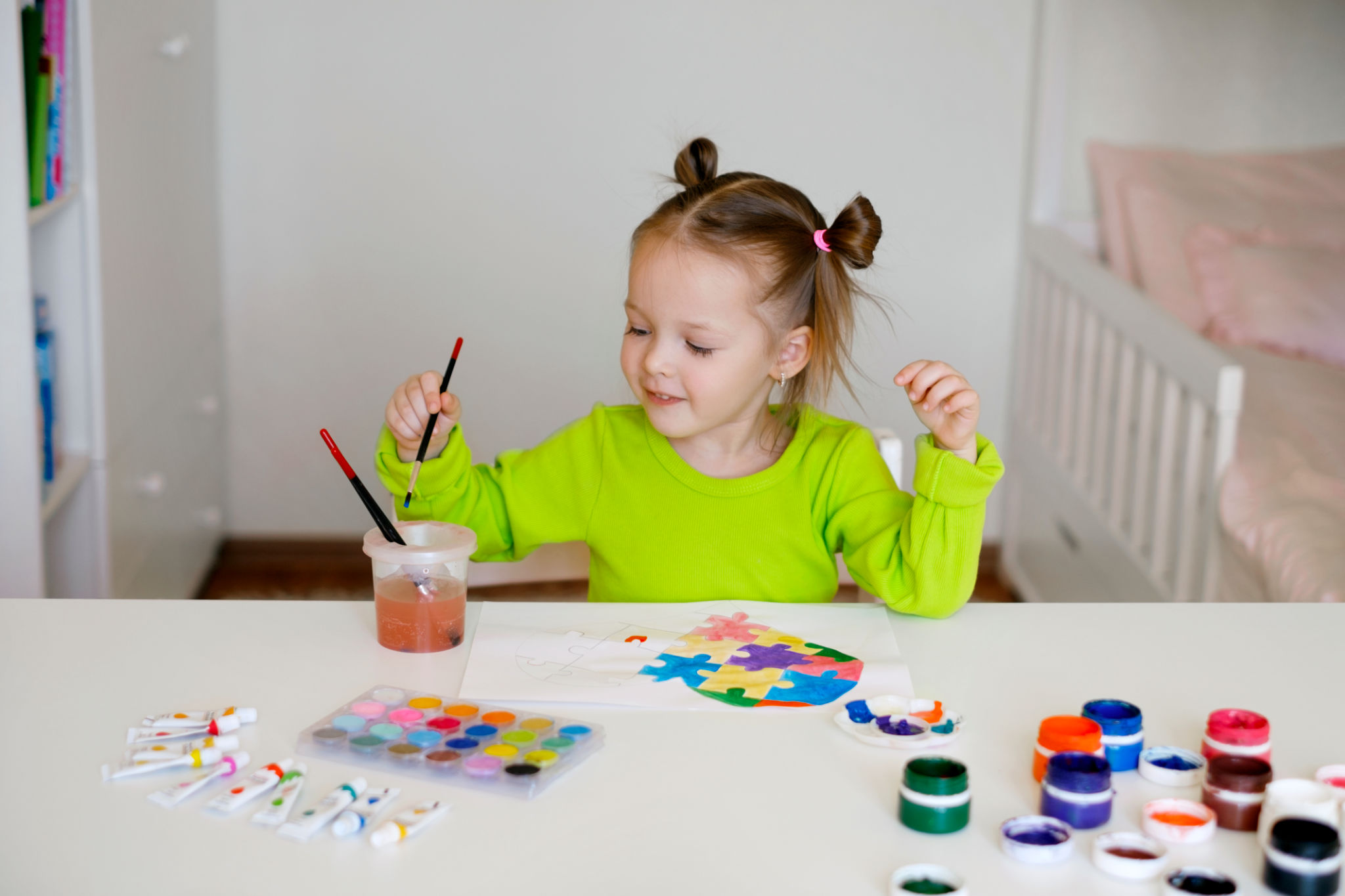kids puzzle theme