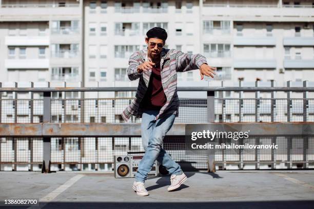 dance move - all hip hop models stock pictures, royalty-free photos & images