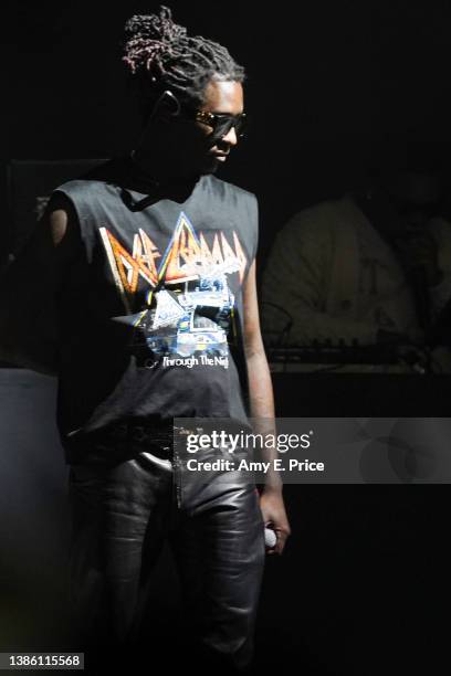 Young Thug performs onstage at 'Samsung Galaxy + Billboard' during the 2022 SXSW Conference and Festivals at Waterloo Park on March 17, 2022 in...