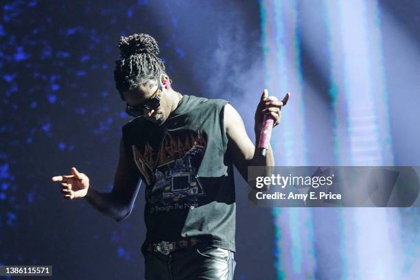 Young Thug performs onstage at 'Samsung Galaxy + Billboard' during the 2022 SXSW Conference and Festivals at Waterloo Park on March 17, 2022 in...