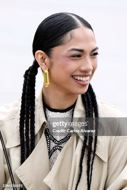 Actress Alexandra Masangkay attends the 'Codigo Emperador' photocall during the 25th Malaga Film Festival day 1 on March 18, 2022 in Malaga, Spain.