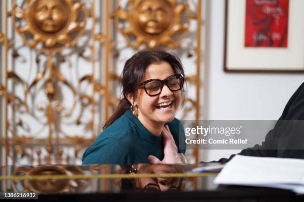 March 14 2022: Nina Wadia during the Red Nose Day 2022 Comic Opera on March 14,2022 in London, England. Comic Opera is back, and Comic Relief and the...
