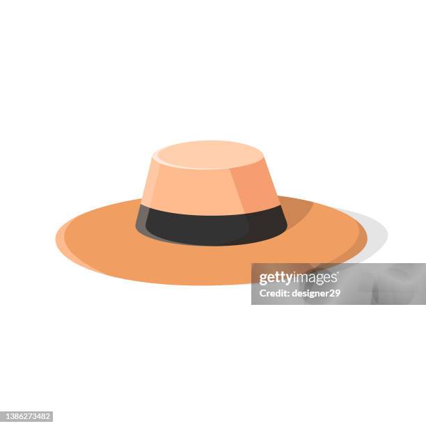 ilustraciones, imágenes clip art, dibujos animados e iconos de stock de diseño de vectores de icono de sombrero. - cap hat