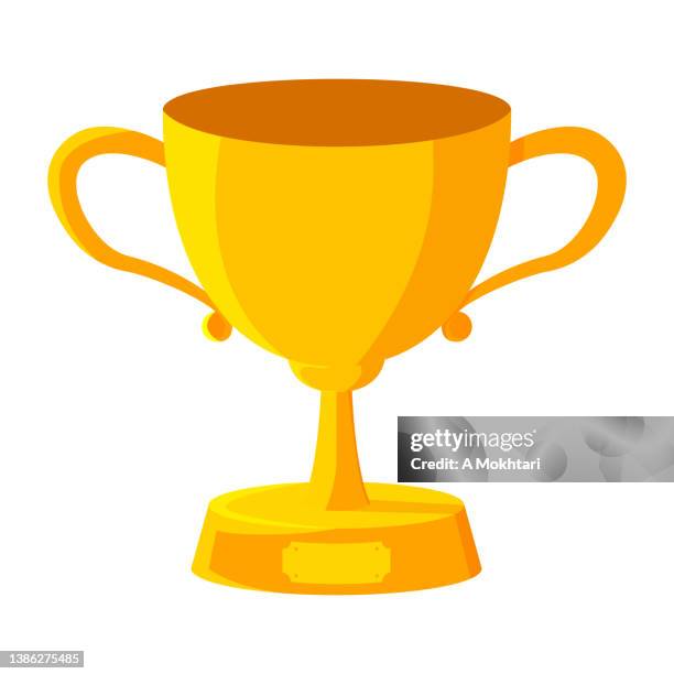 icon trophy - soccer trophy stock illustrations