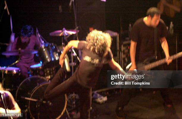 Bill Tompkins/Getty Images Cedric Bixler-Zavala, lead vocals of the band At The Drive In 1999 in New York City.