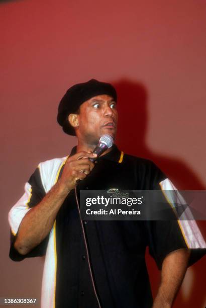 Comedian Ricky Harris performs at Russell Simmons' Def Comedy Jam on June 10, 1993 in New York City.