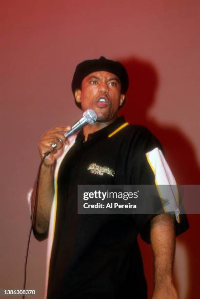 Comedian Ricky Harris performs at Russell Simmons' Def Comedy Jam on June 10, 1993 in New York City.