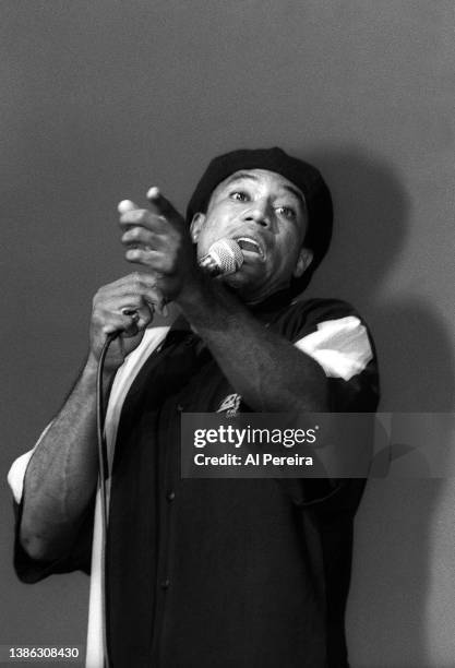 Comedian Ricky Harris performs at Russell Simmons' Def Comedy Jam on June 10, 1993 in New York City.