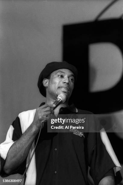Comedian Ricky Harris performs at Russell Simmons' Def Comedy Jam on June 10, 1993 in New York City.