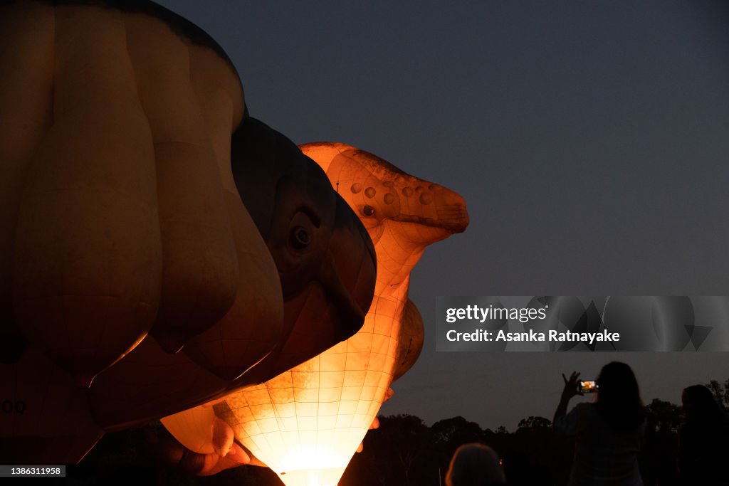 Patricia Piccinini's Hot Air Balloon Sculptures 'Skywhales' Fly Over Melbourne