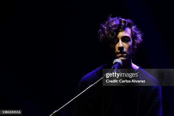 Alvaro Lafuente Calvo aka Gutarricadelafuente attends the 25th Malaga Film Festival inauguration at the Jose Maria Martin Carpena Stadium on March...