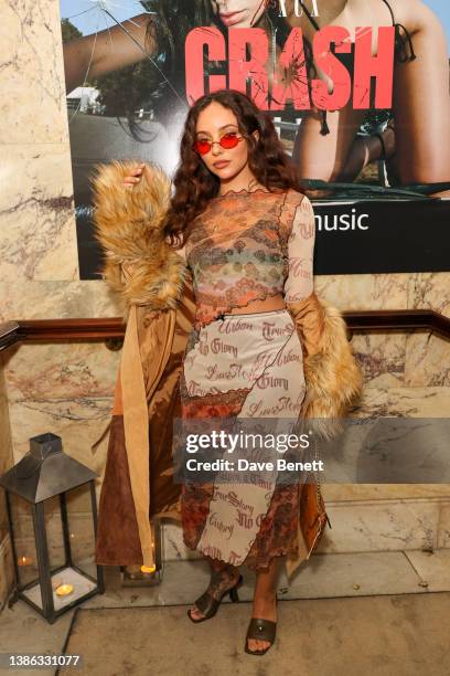 Jade Thirlwall attends Charli XCX Crash album launch party with Amazon Music at London Edition - Basement on March 18, 2022 in London, England.